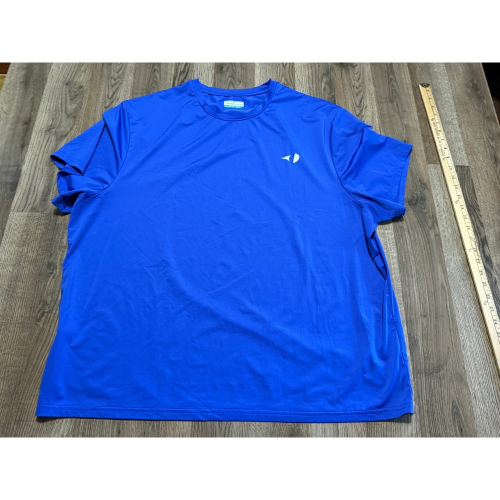 Grand Slam Performance Mens XXL Blue Shirt Adult Athletic Short Sleeve Excellent